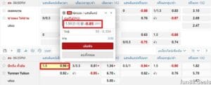 คำแนะนำในการอ่านแฮนดิแคป 1/2+1 อย่างถูกต้อง