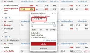 ตัวอย่างประกอบของแฮนดิแคปฟุตบอล 1.5-2 - แฮนดิแคปเอเชีย